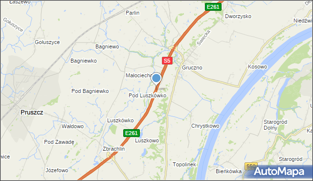 mapa Kolonia Słowackiego, Kolonia Słowackiego na mapie Targeo